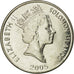 Münze, Salomonen, Elizabeth II, 20 Cents, 2005, SS, Nickel plated steel, KM:28