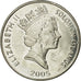 Coin, Solomon Islands, Elizabeth II, 20 Cents, 2005, EF(40-45), Nickel plated