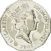 Coin, Solomon Islands, Elizabeth II, 50 Cents, 2005, EF(40-45), Copper-nickel
