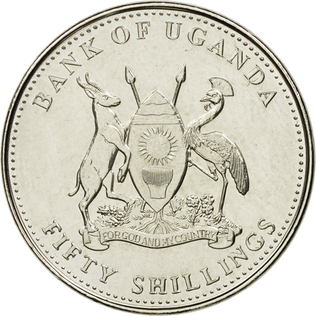 Münze, Uganda, 50 Shillings, 2007, Royal Canadian Mint, SS, Nickel plated
