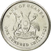Moneta, Uganda, 100 Shillings, 2008, BB, Acciaio placcato nichel, KM:67a