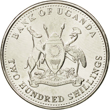 Coin, Uganda, 200 Shillings, 2008, Royal Canadian Mint, EF(40-45)