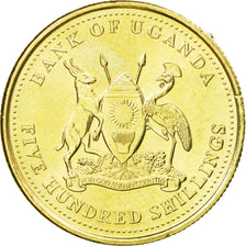 Monnaie, Uganda, 500 Shillings, 2008, Royal Canadian Mint, TTB, Nickel-brass