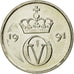 Monnaie, Norvège, Olav V, 10 Öre, 1991, SUP, Copper-nickel, KM:416