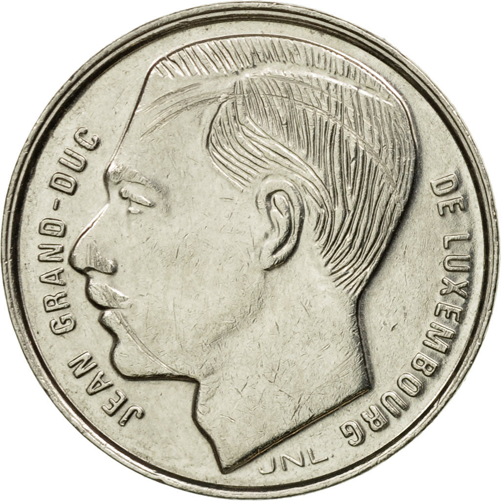 Monnaie, Luxembourg, Jean, Franc, 1990, TTB, Nickel plated steel, KM:63