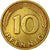 Coin, GERMANY - FEDERAL REPUBLIC, 10 Pfennig, 1992, Berlin, EF(40-45), Brass
