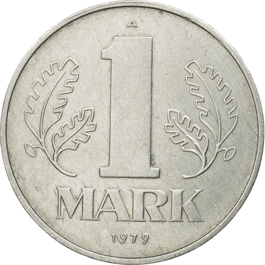 Coin, GERMAN-DEMOCRATIC REPUBLIC, Mark, 1979, Berlin, EF(40-45), Aluminum