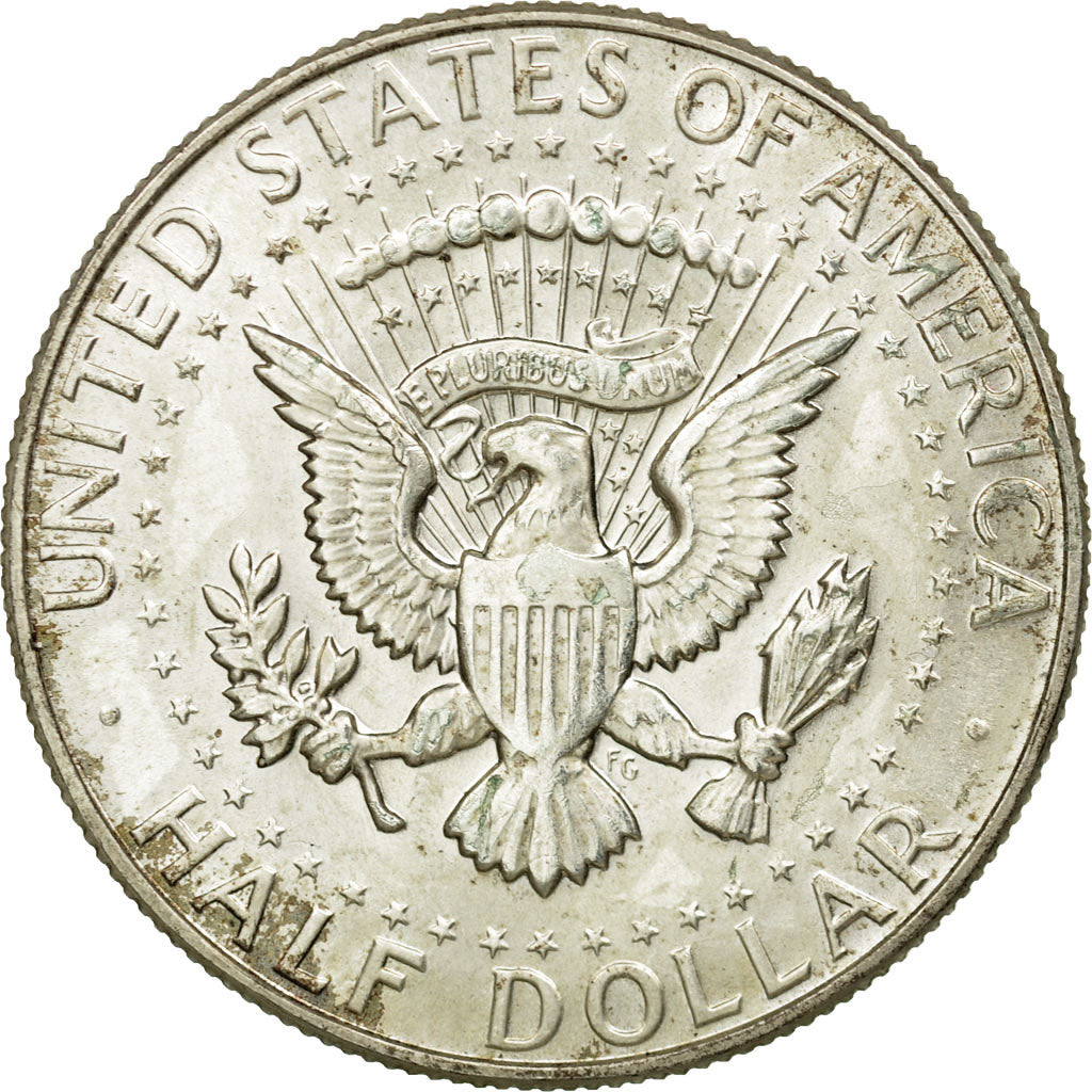 Coin, United States, Kennedy Half Dollar, Half Dollar, 1968, U.S. Mint, Denver