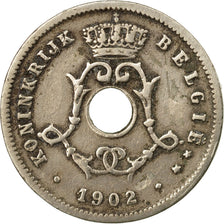 Coin, Belgium, 5 Centimes, 1902, VF(20-25), Copper-nickel, KM:47