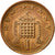 Coin, Great Britain, Elizabeth II, New Penny, 1976, EF(40-45), Bronze, KM:915