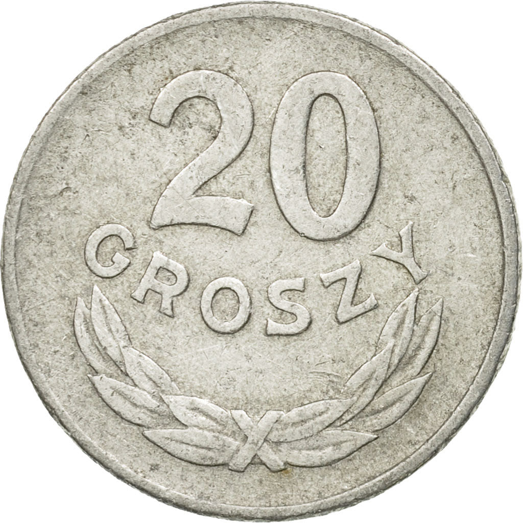 Monnaie, Pologne, 20 Groszy, 1949, Warsaw, TTB, Aluminium, KM:43a