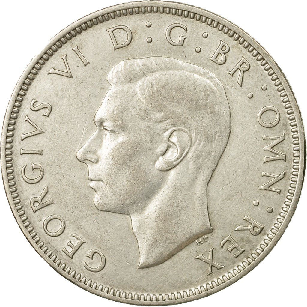Coin, Great Britain, George VI, Florin, Two Shillings, 1944, EF(40-45), Silver