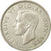 Coin, Great Britain, George VI, Florin, Two Shillings, 1944, EF(40-45), Silver