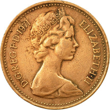 Coin, Great Britain, Elizabeth II, 1/2 New Penny, 1971, EF(40-45), Bronze