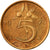 Moneta, Paesi Bassi, Juliana, 5 Cents, 1979, MB+, Bronzo, KM:181
