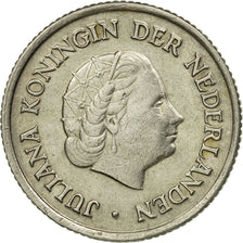 Coin, Netherlands, Juliana, 25 Cents, 1950, EF(40-45), Nickel, KM:183