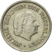 Coin, Netherlands, Juliana, 25 Cents, 1950, EF(40-45), Nickel, KM:183