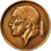 Coin, Belgium, Baudouin I, 50 Centimes, 1967, EF(40-45), Bronze, KM:148.1