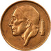 Coin, Belgium, Baudouin I, 50 Centimes, 1968, EF(40-45), Bronze, KM:149.1