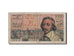 France, 10 Nouveaux Francs on 1000 Francs, 1955-1959 Overprinted with...