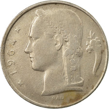Coin, Belgium, 5 Francs, 5 Frank, 1964, VF(20-25), Copper-nickel, KM:135.1