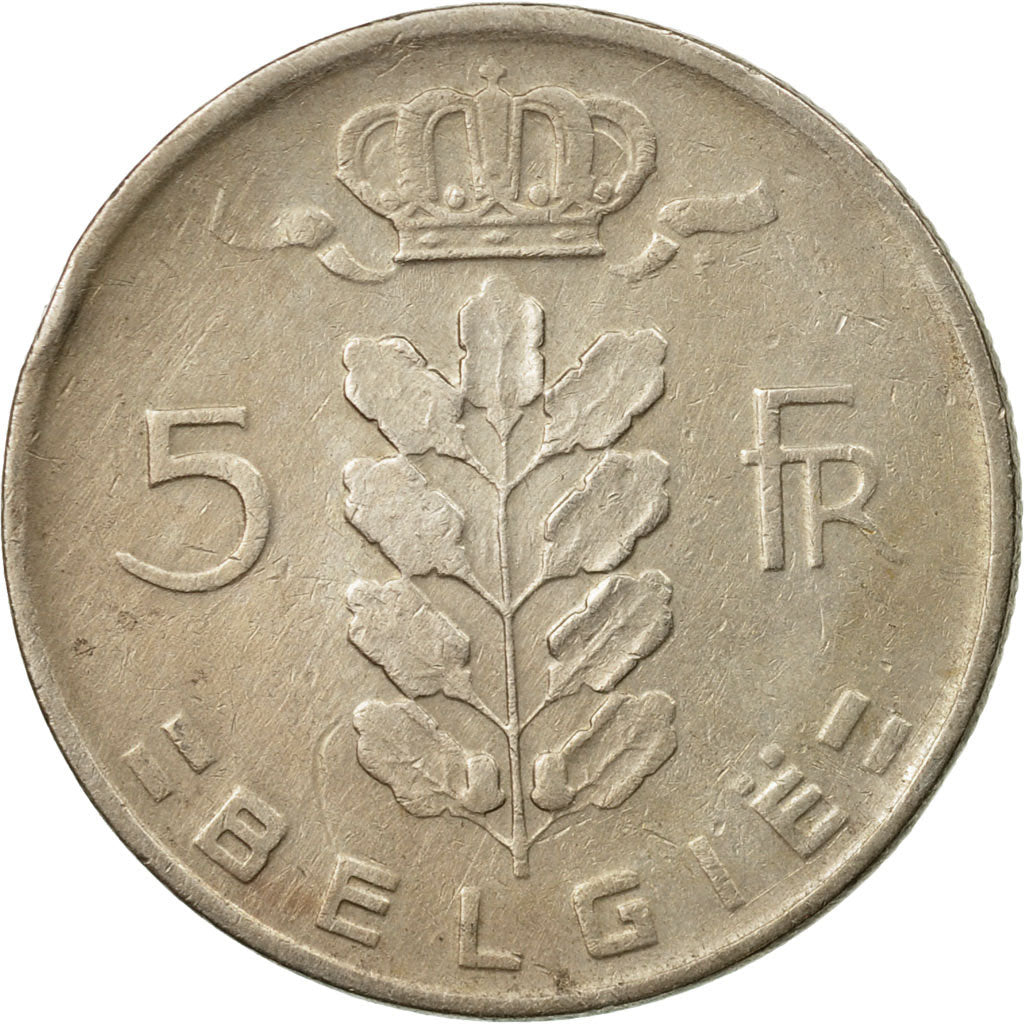 Coin, Belgium, 5 Francs, 5 Frank, 1964, VF(20-25), Copper-nickel, KM:135.1