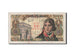 France, 100 Nouveaux Francs on 10,000 Francs, 1955-1959 Overprinted with...