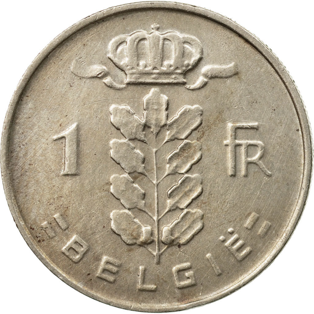 Coin, Belgium, Franc, 1967, EF(40-45), Copper-nickel, KM:143.1