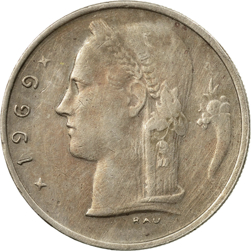 Coin, Belgium, Franc, 1969, VF(20-25), Copper-nickel, KM:143.1