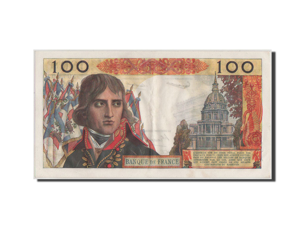 Banconote, Francia, 100 Nouveaux Francs, 100 NF 1959-1964 ''Bonaparte'', 1959