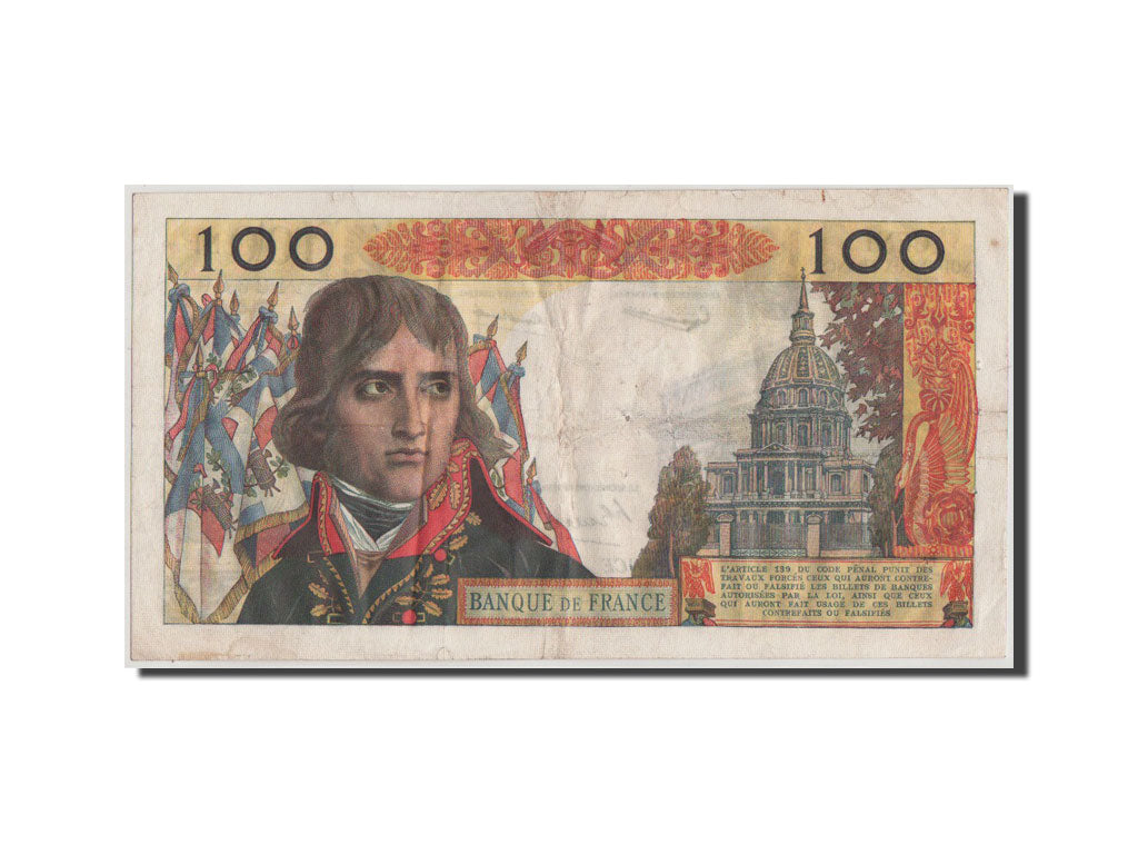 France, 100 Nouveaux Francs, 100 NF 1959-1964 ''Bonaparte'', 1959, KM #144a,...