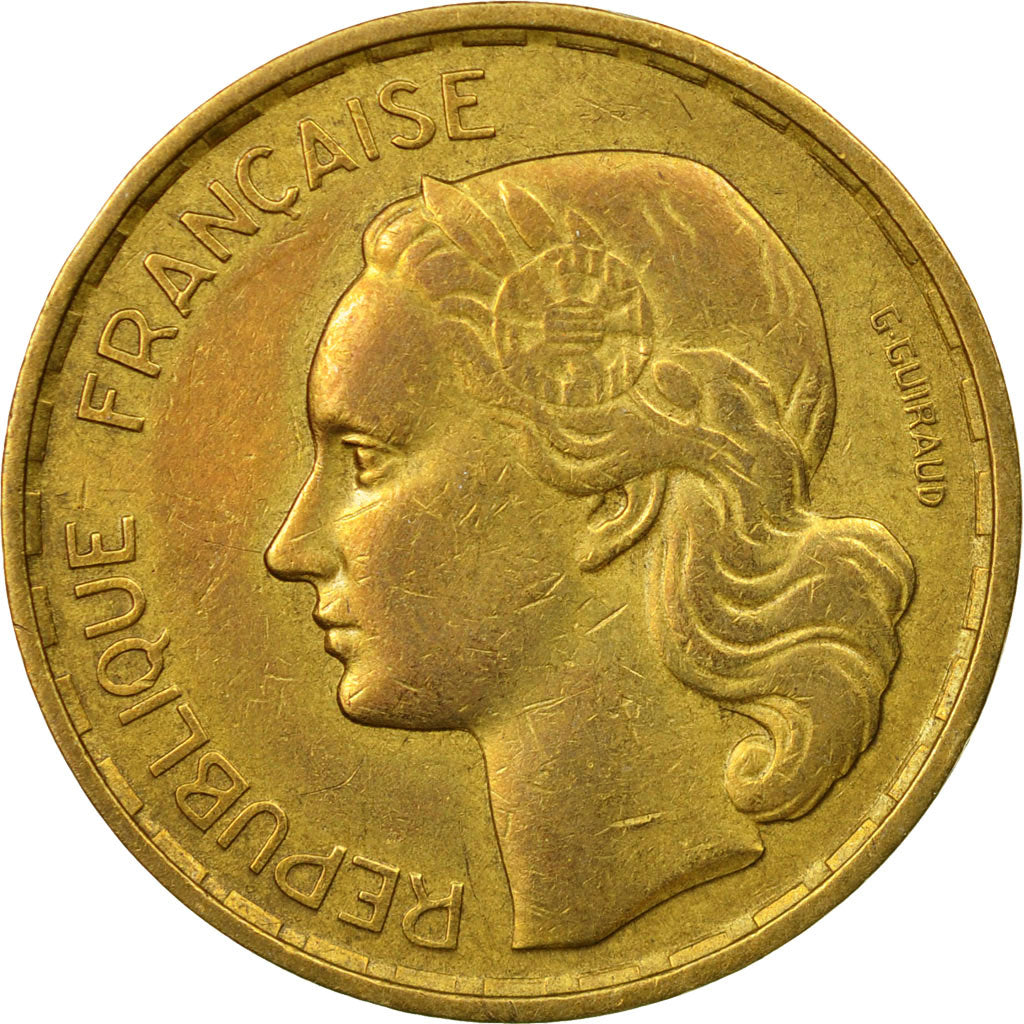 Monnaie, France, Guiraud, 20 Francs, 1951, Paris, TTB, Aluminum-Bronze