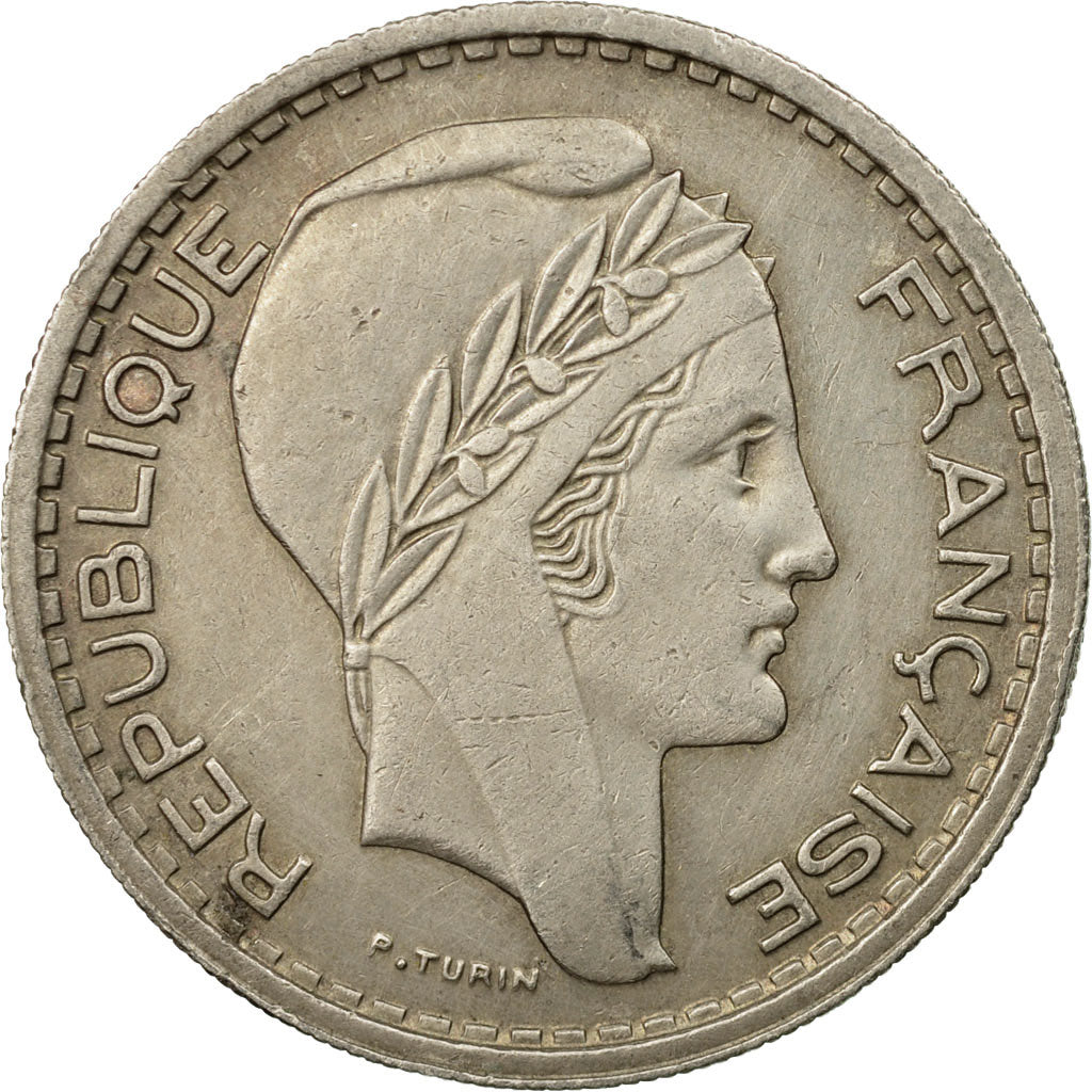 Coin, France, Turin, 10 Francs, 1948, Paris, EF(40-45), Copper-nickel, KM:909.1