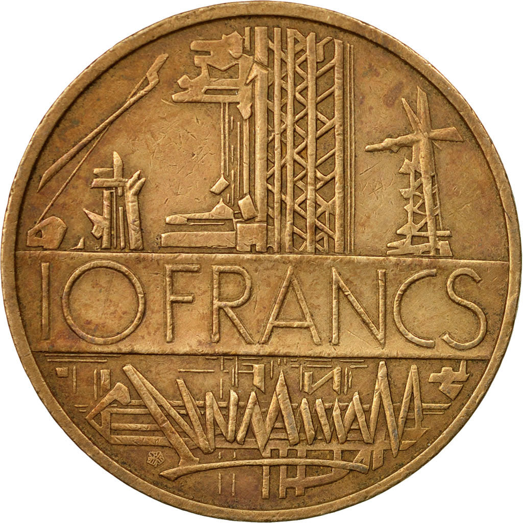 Moneta, Francia, Mathieu, 10 Francs, 1978, Paris, BB, Nichel-ottone, KM:940
