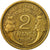 Moneda, Francia, Morlon, 2 Francs, 1939, Paris, MBC, Aluminio - bronce, KM:886