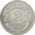 Coin, France, Morlon, 2 Francs, 1945, Paris, EF(40-45), Aluminum, KM:886a.1