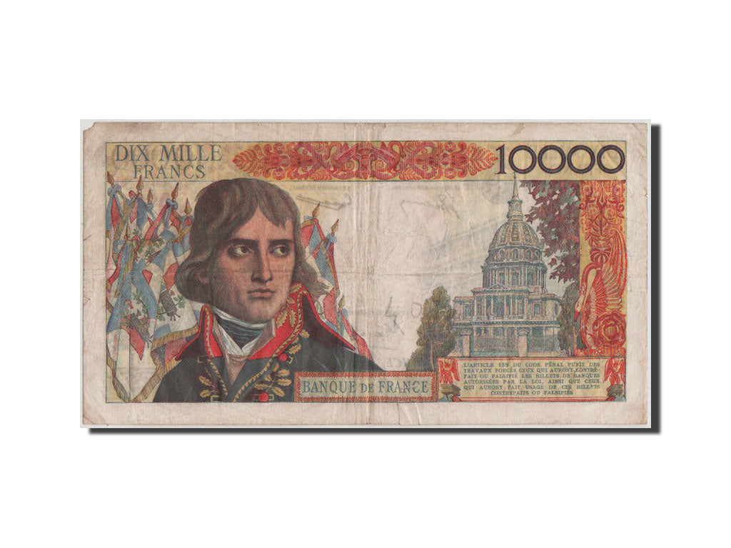 France, 10 000 Francs Bonaparte 1956, 6.9.1956, Pick 136a