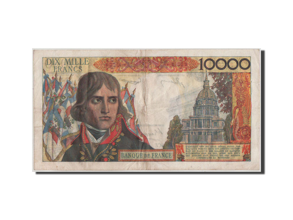 Francia, 10,000 Francs, 10 000 F 1955-1958 ''Bonaparte'', 1956, KM:136a, BB,...