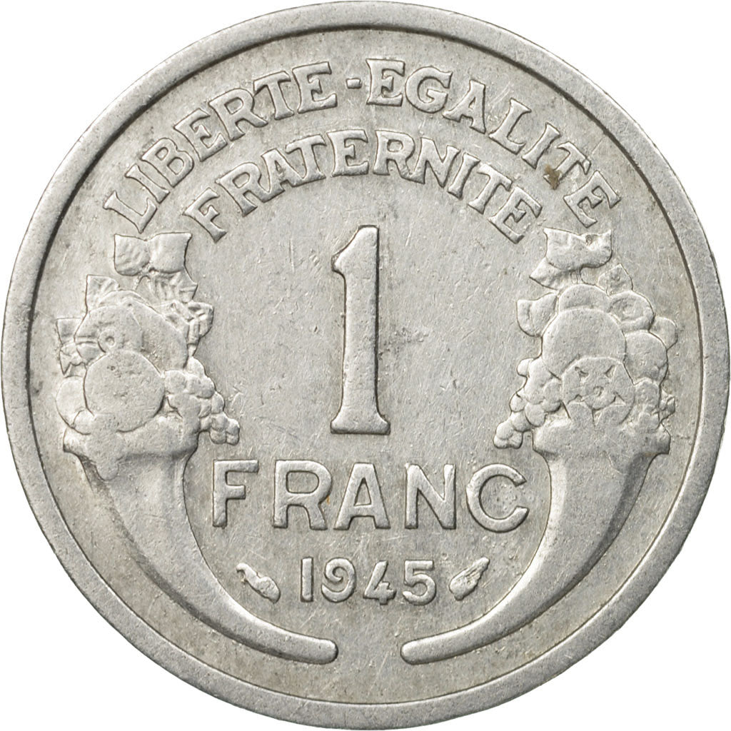 Monnaie, France, Morlon, Franc, 1945, Paris, TTB, Aluminium, Gadoury:473a