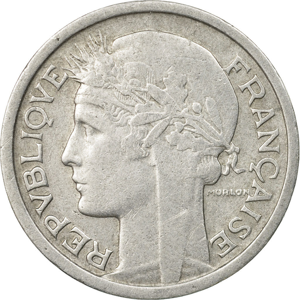 Coin, France, Morlon, Franc, 1950, Beaumont - Le Roger, EF(40-45), Aluminum