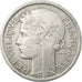 Coin, France, Morlon, Franc, 1957, Paris, EF(40-45), Aluminum, KM:885a.1