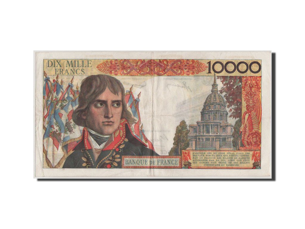 France, 10 000 Francs Bonaparte 1956, 2.11.1956, Pick 136a