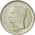 Coin, Venezuela, 5 Bolivares, 1989, Werdohl, MS(63), Nickel Clad Steel, KM:53a.1