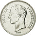 Münze, Venezuela, 2 Bolivares, 1990, UNZ, Nickel Clad Steel, KM:43a.1