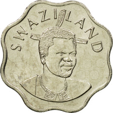 Coin, Swaziland, King Msawati III, 10 Cents, 2002, British Royal Mint, MS(63)