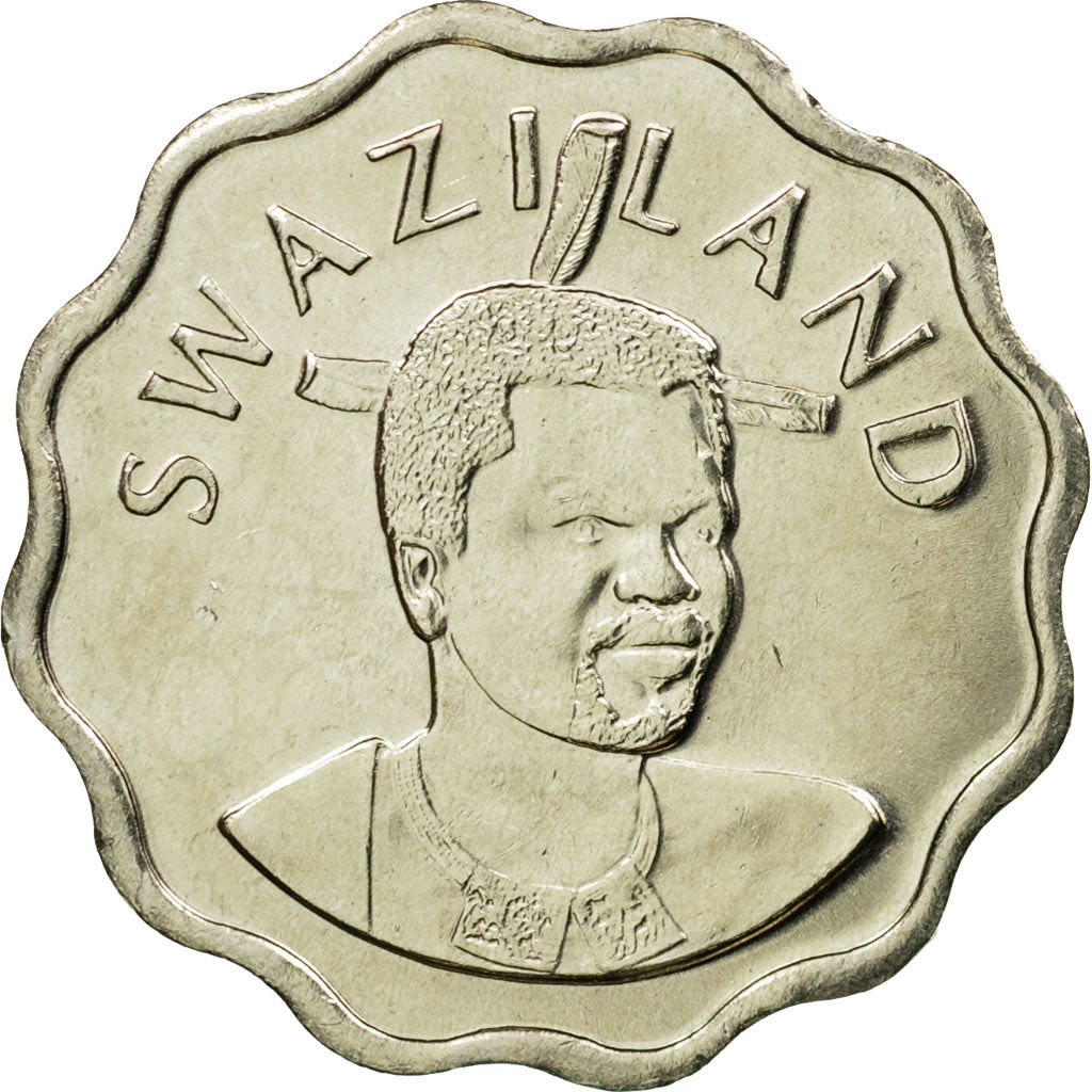 Coin, Swaziland, King Msawati III, 5 Cents, 2003, British Royal Mint, MS(63)