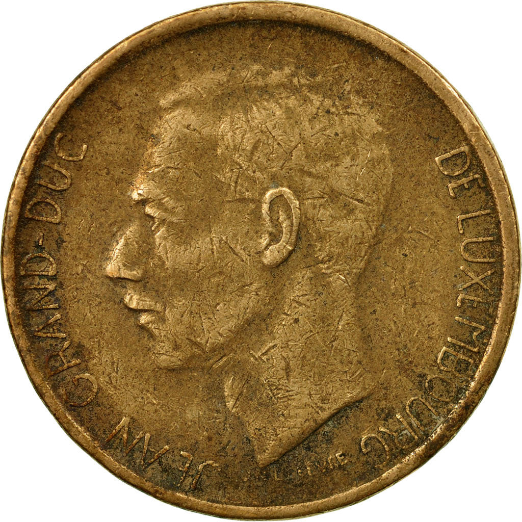 Coin, Luxembourg, Jean, 20 Francs, 1991, VF(30-35), Aluminum-Bronze, KM:67