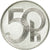 Moneda, República Checa, 50 Haleru, 2002, Jablonec nad Nisou, MBC, Aluminio
