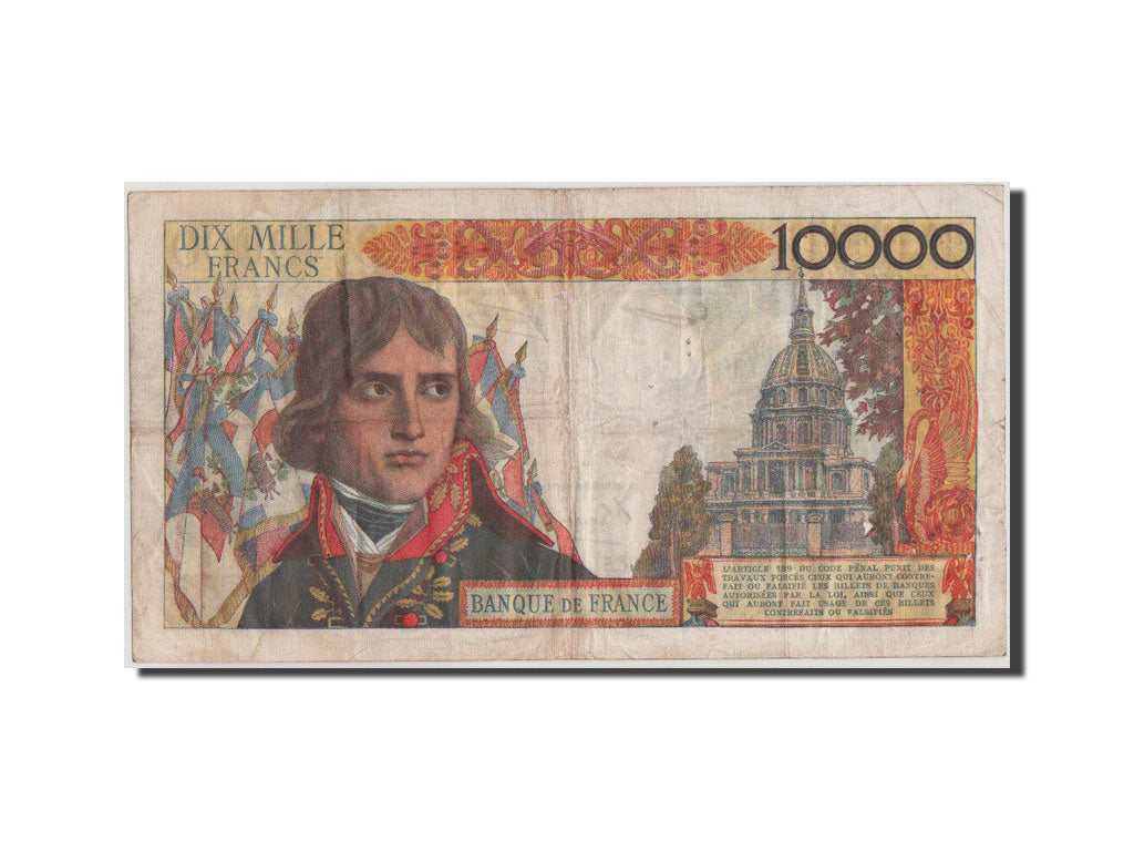 France, 10 000 Francs Bonaparte 1957, 4.7.1957, Pick 136b