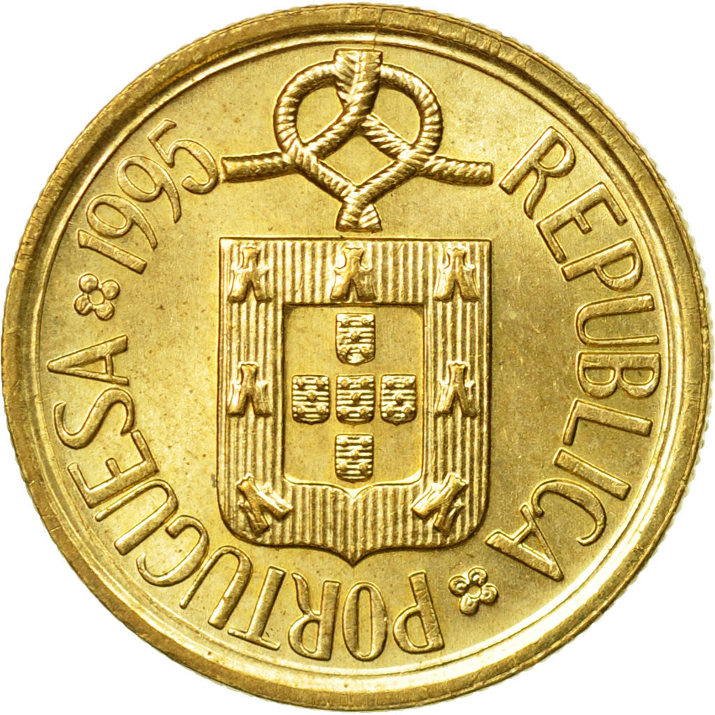 Monnaie, Portugal, Escudo, 1995, TTB, Nickel-brass, KM:631